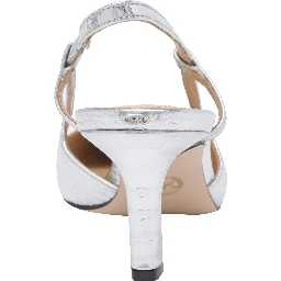 60mm leather slingback pumps