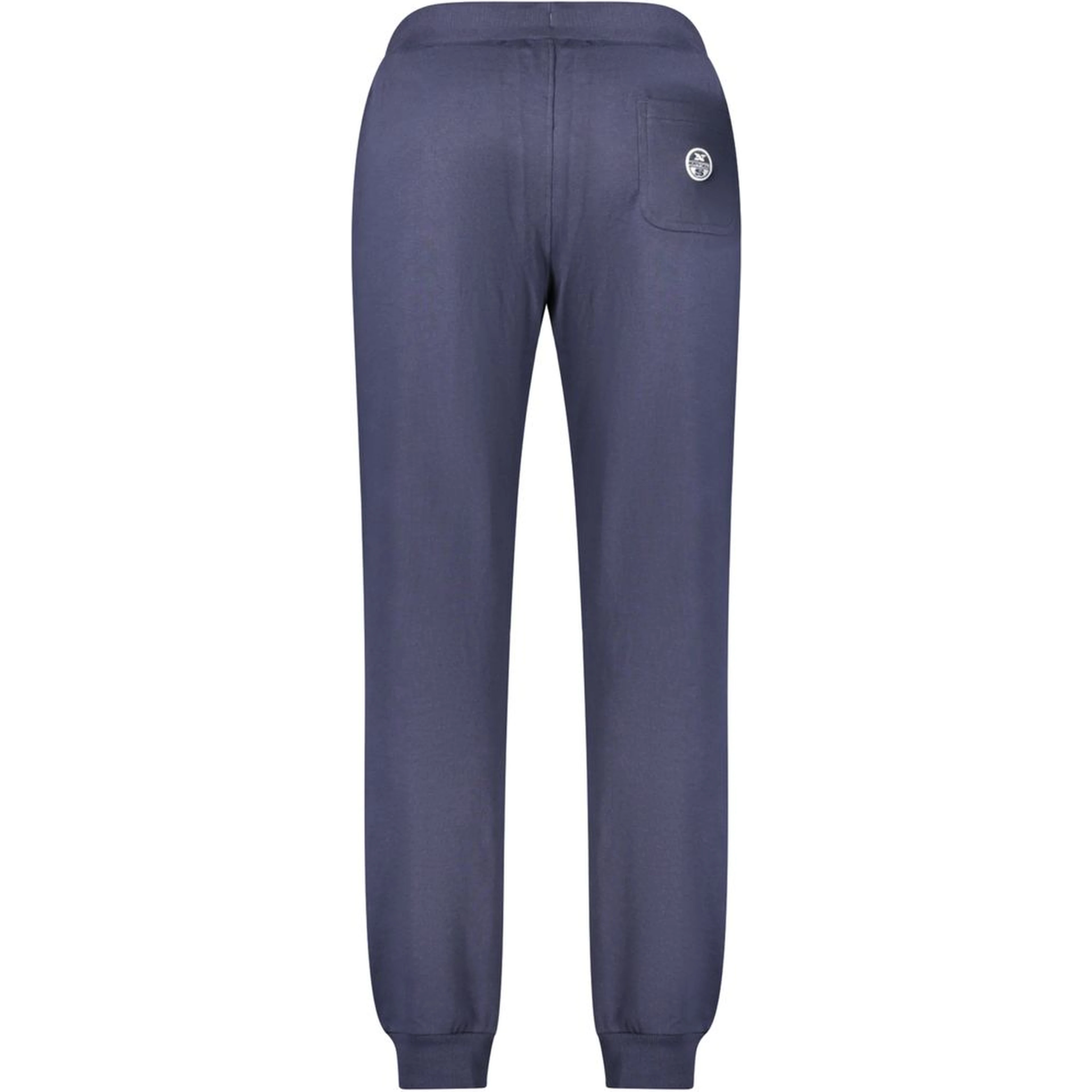 Blue Cotton Men's Track Pant