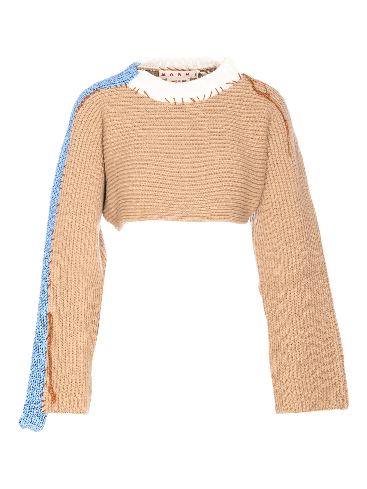 Marni Sweaters Beige