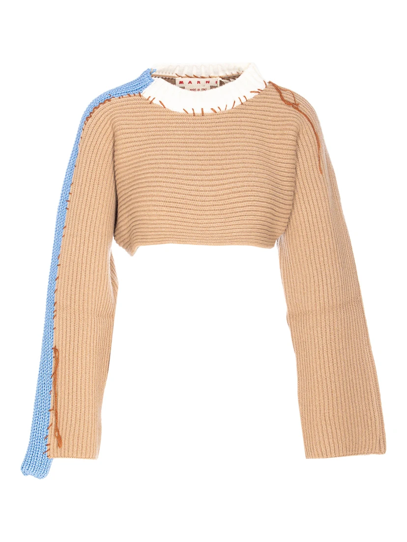 Marni Sweaters Beige