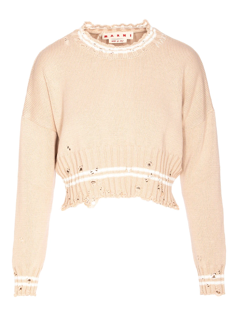 Marni Sweaters Beige