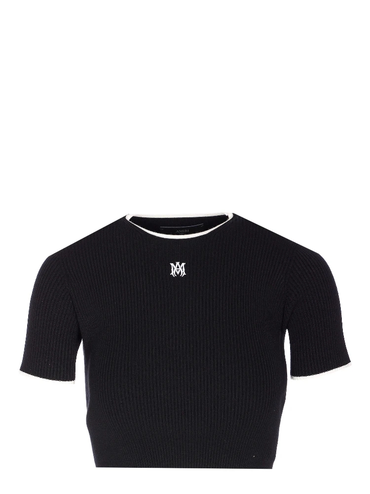 Amiri  T-shirts and Polos Black