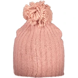 Pink Polyester Women Hat