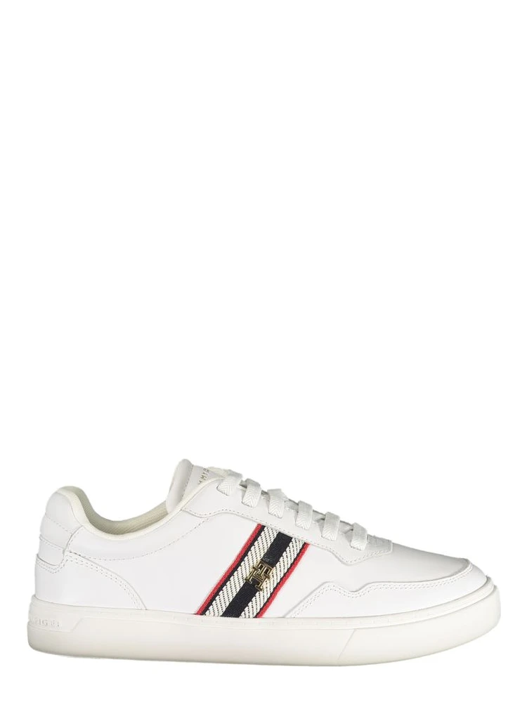 White Leather Women Sneaker