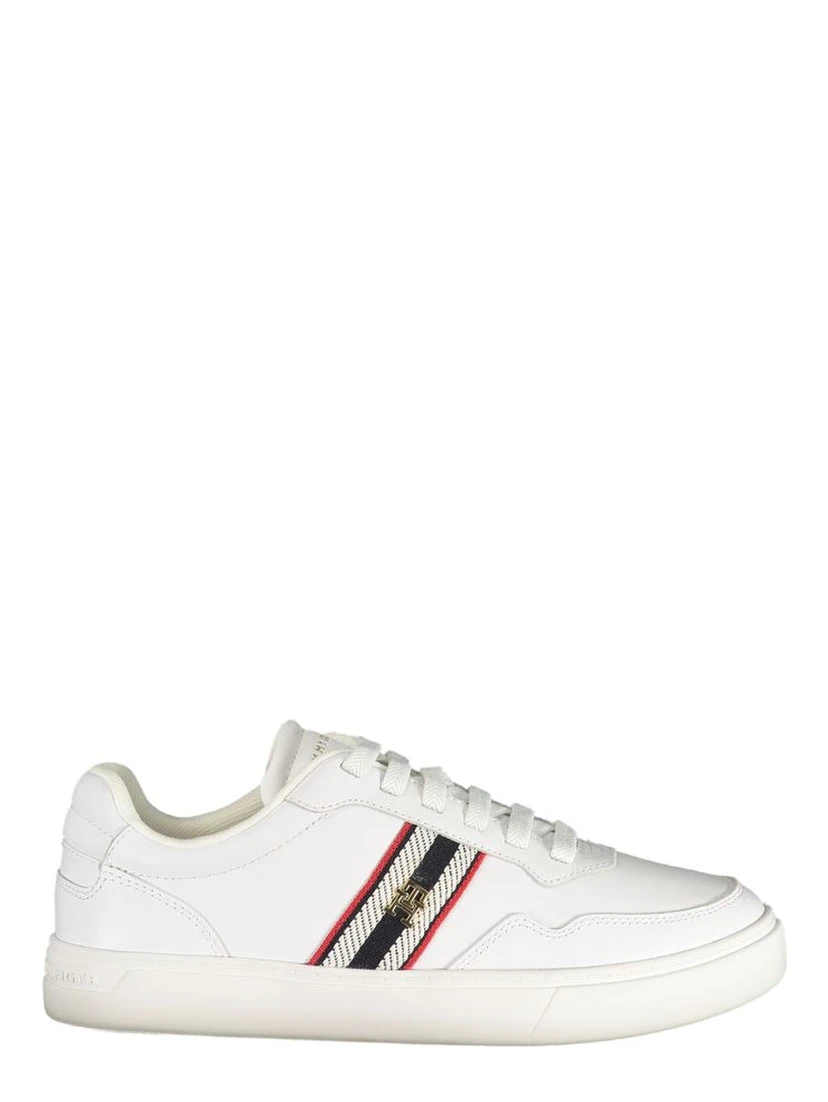 White Leather Women Sneaker