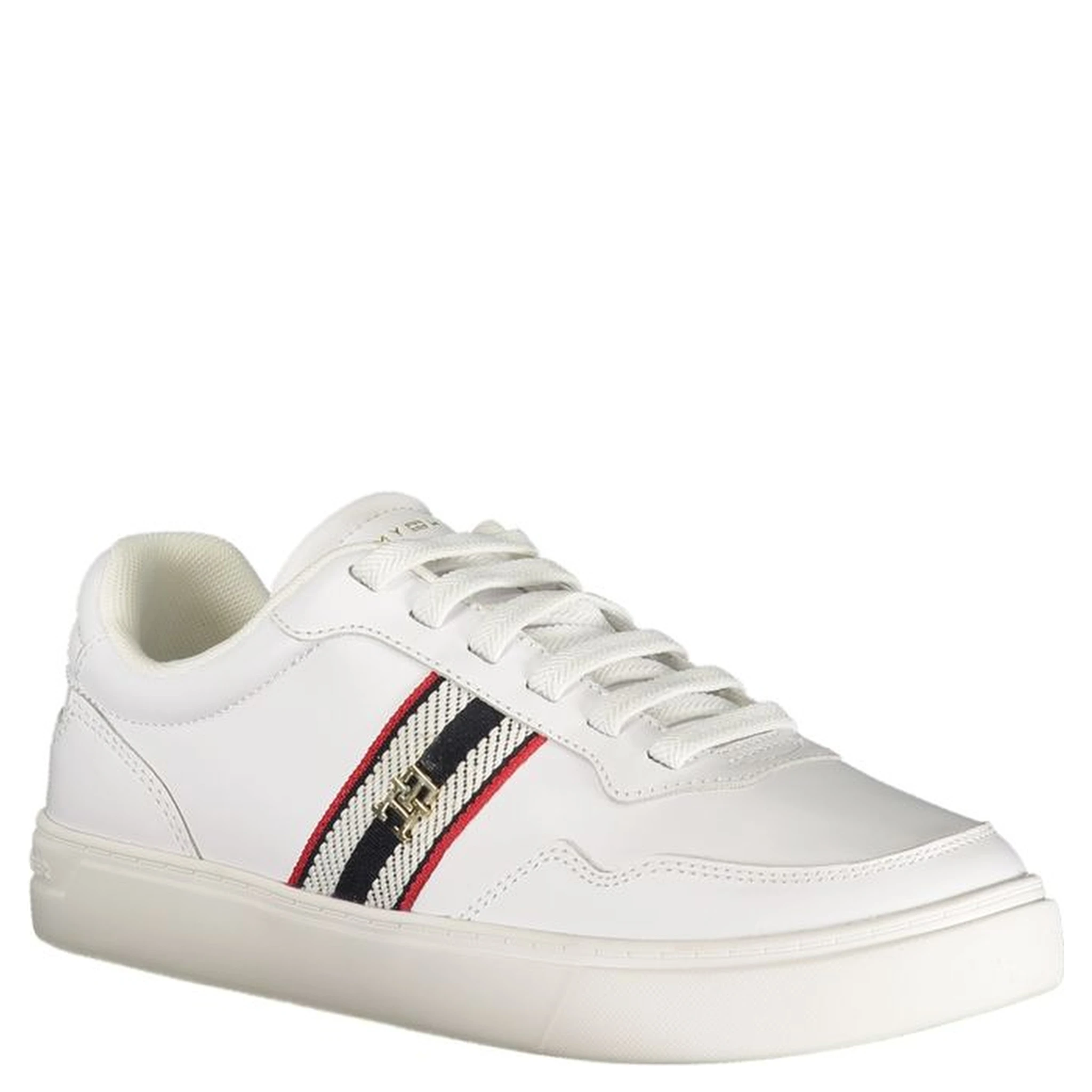 White Leather Women Sneaker