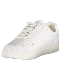 White Leather Women Sneaker