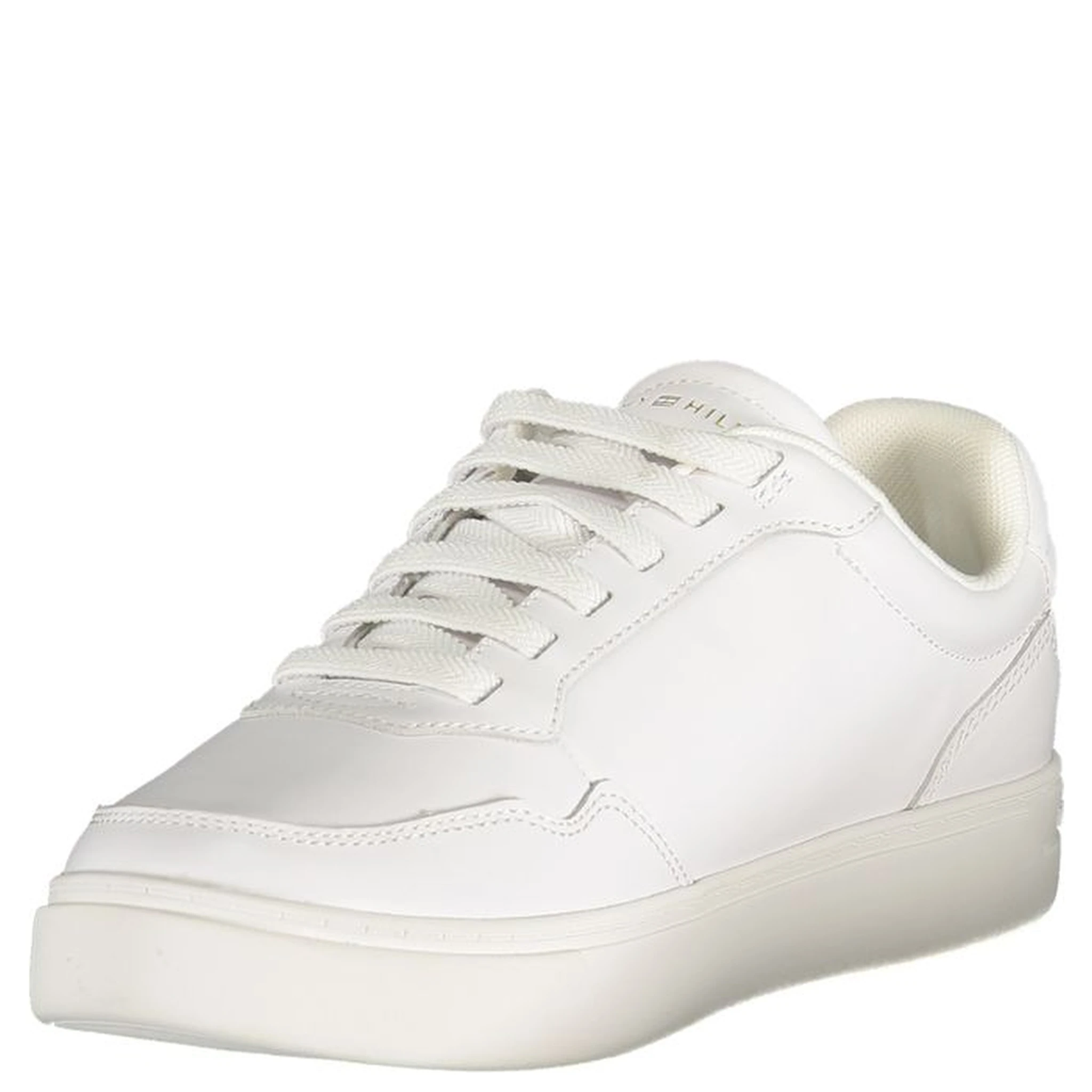 White Leather Women Sneaker