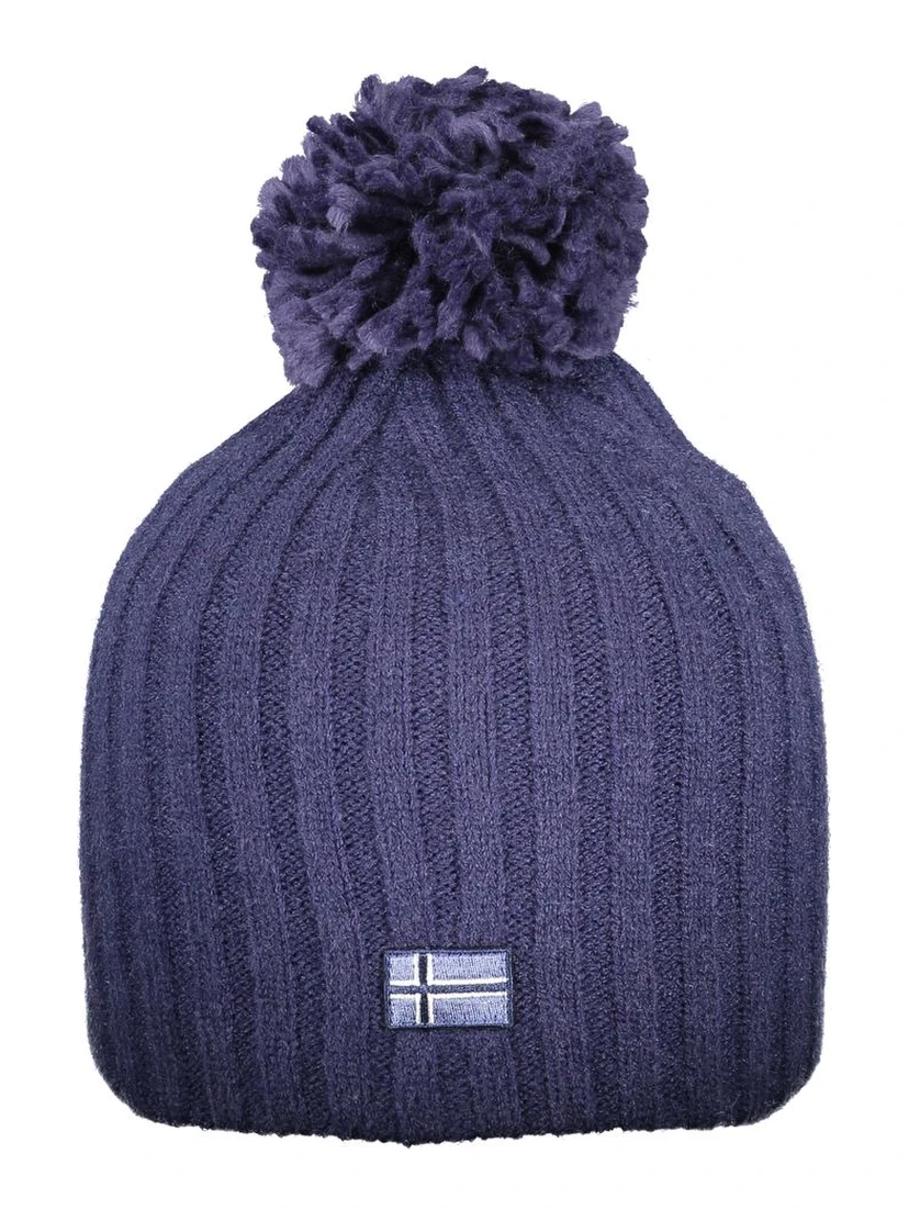 Blue Polyester Women Hat