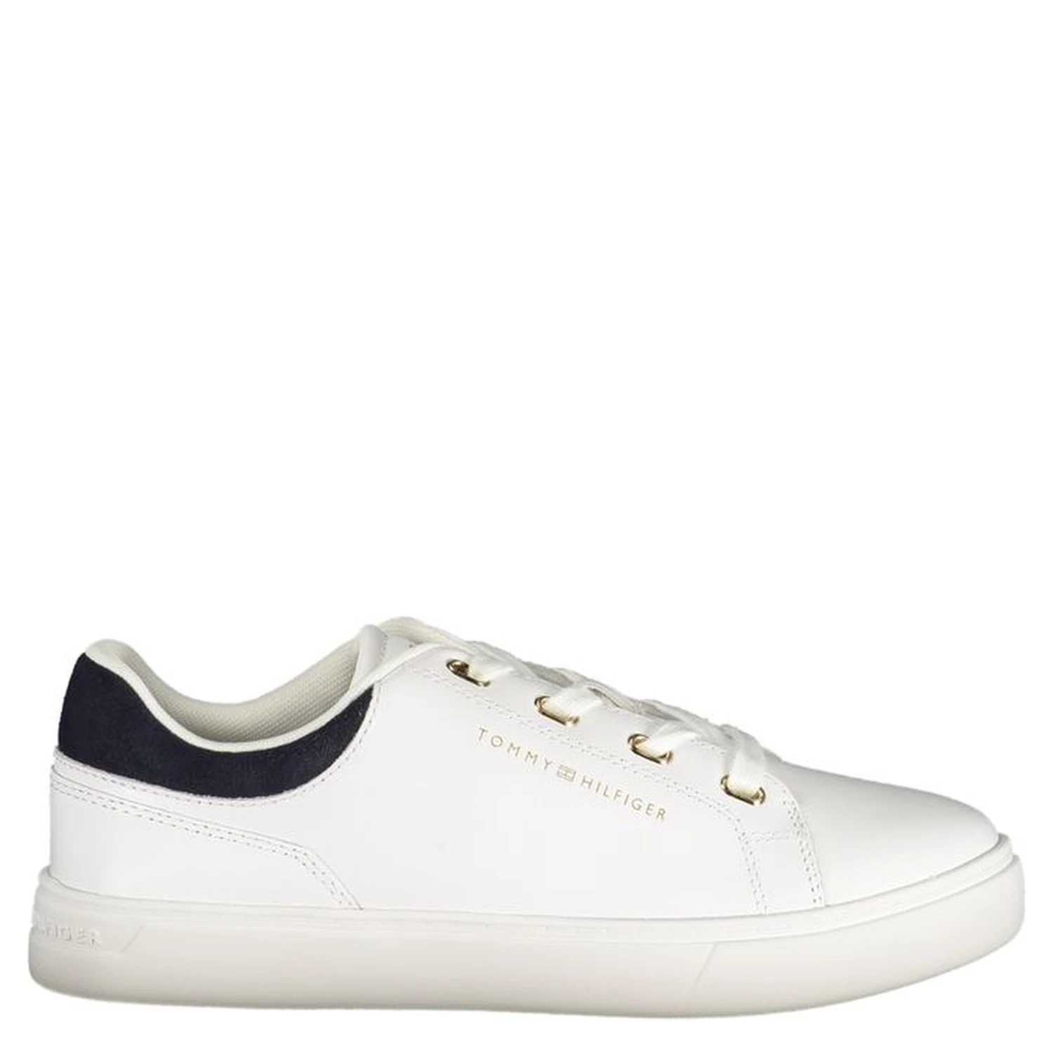 White Leather Women Sneaker