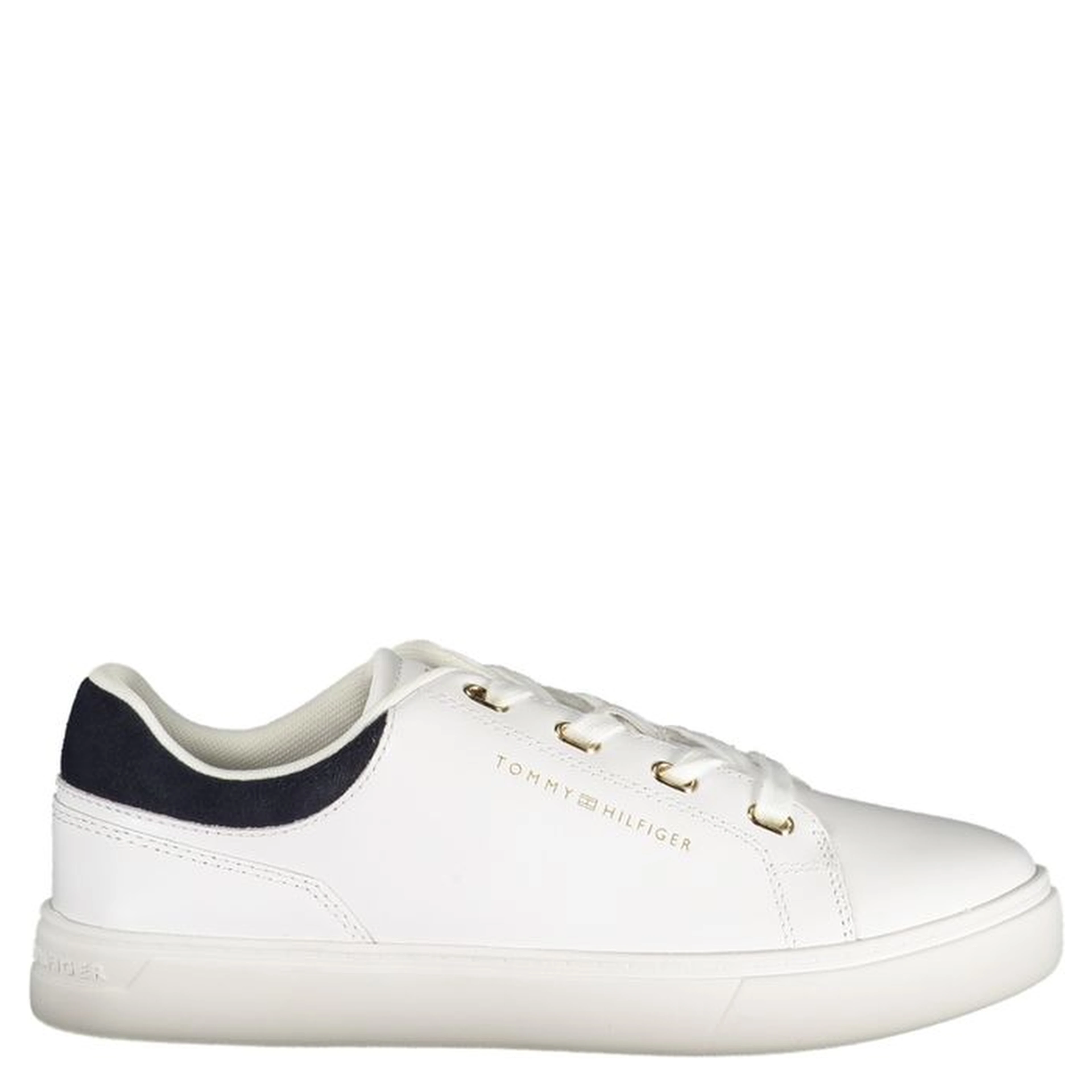 White Leather Women Sneaker