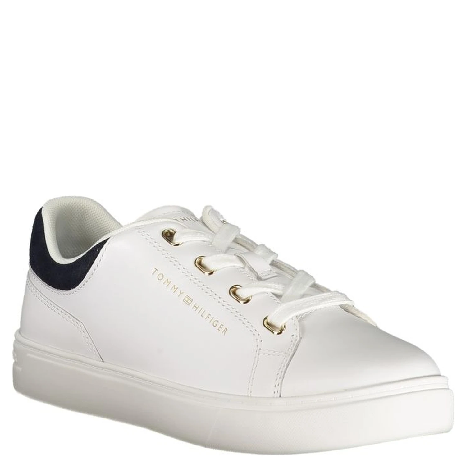 White Leather Women Sneaker
