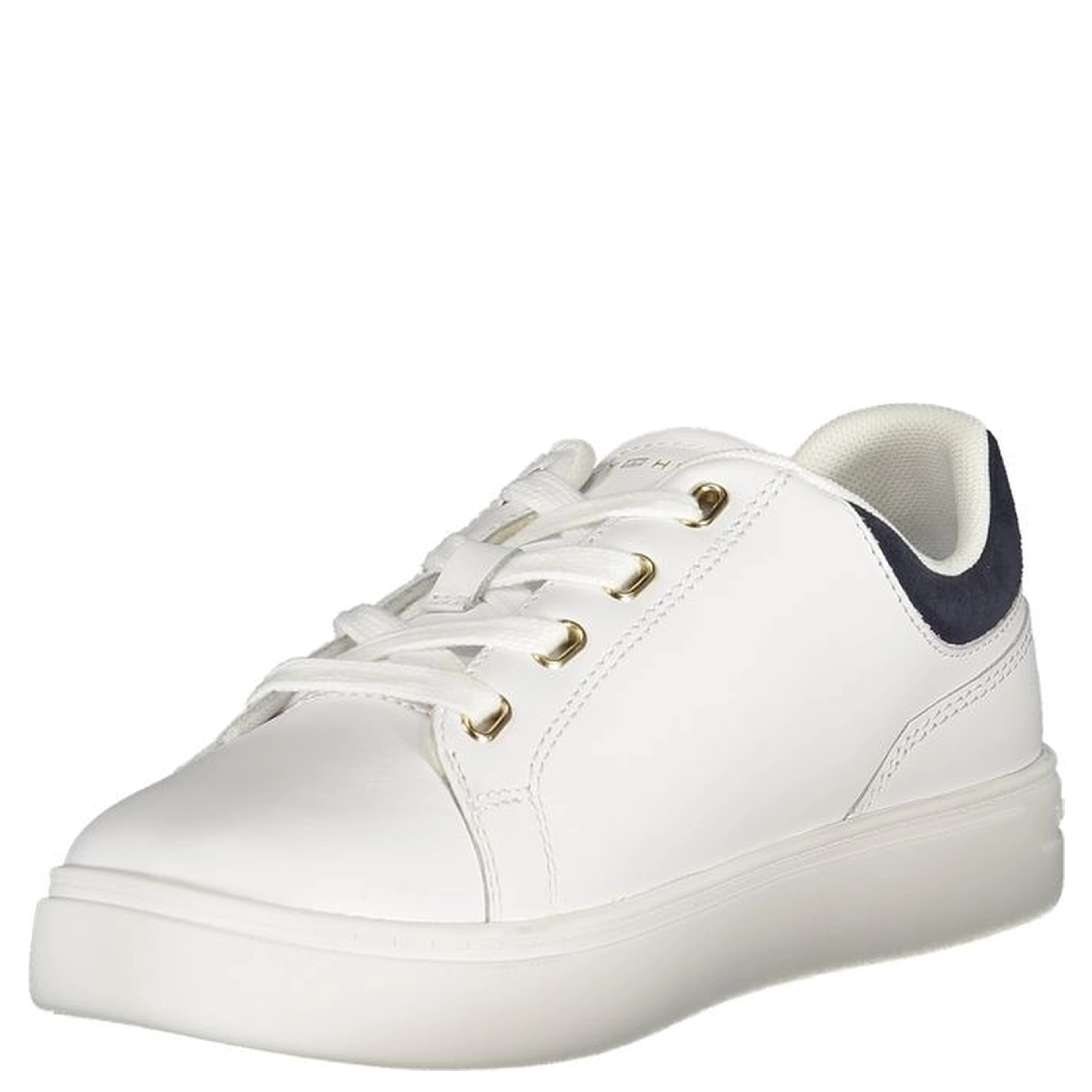 White Leather Women Sneaker