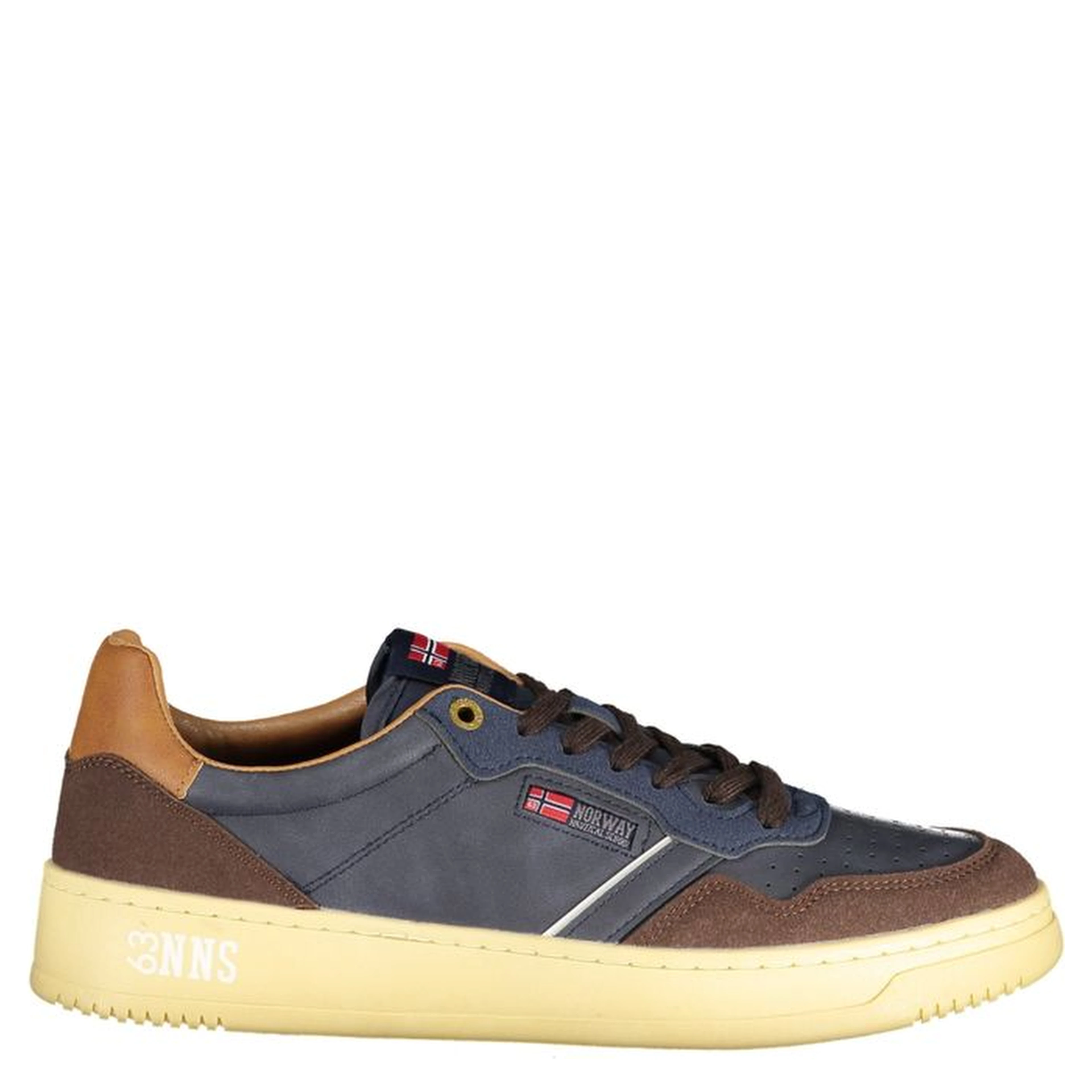 Blue Polyester Men Sneaker