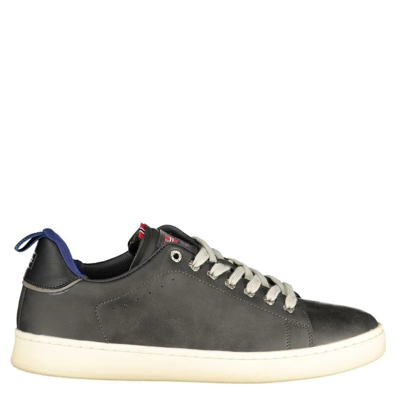 Black Polyester Men Sneaker
