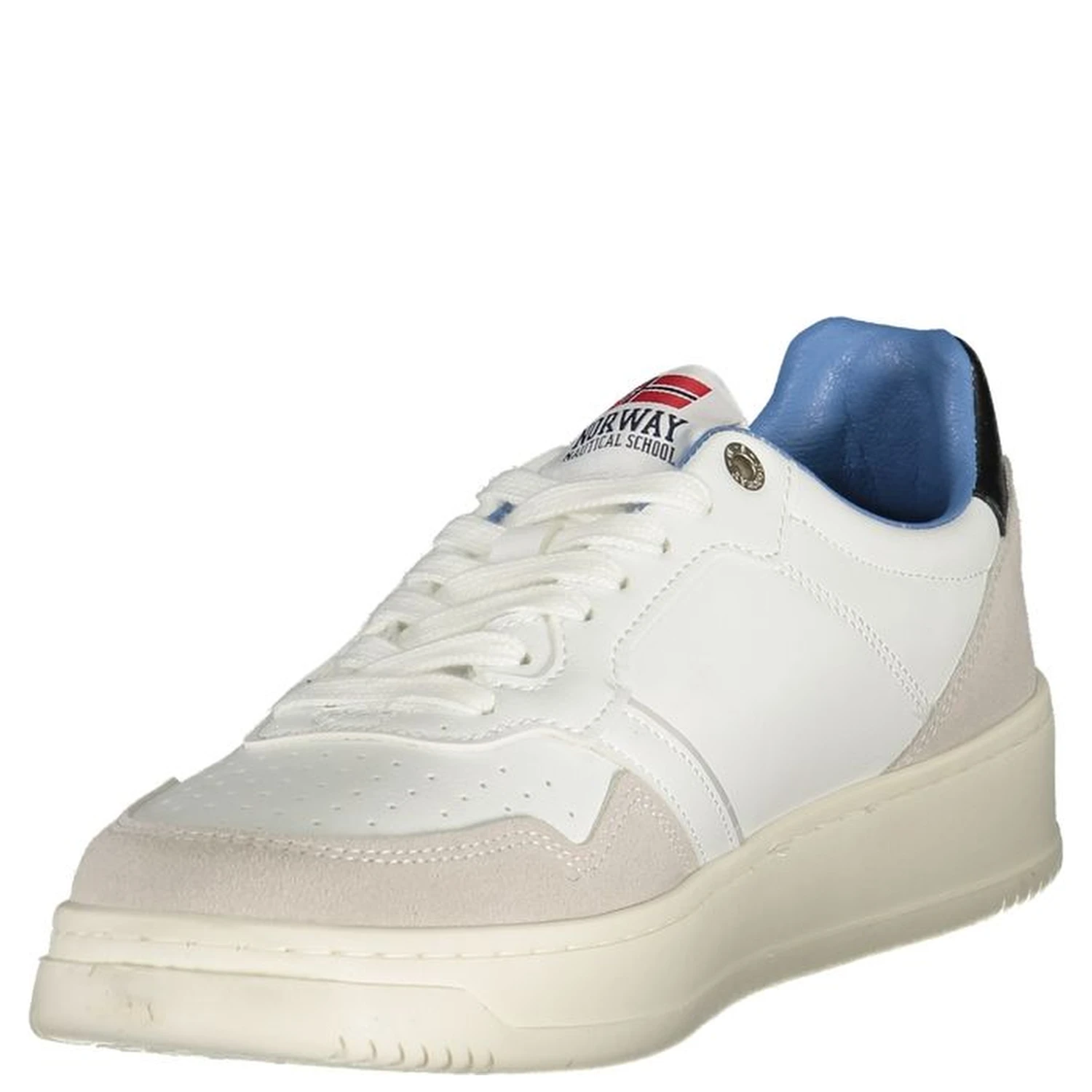 White Polyester Men Sneaker