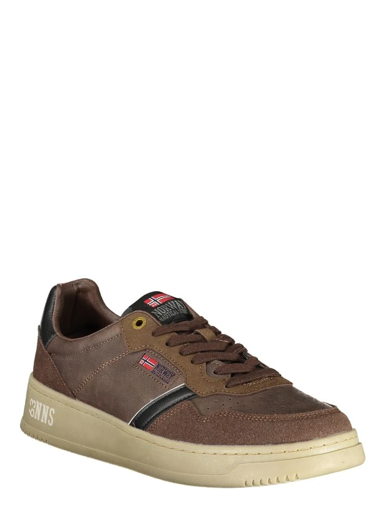 Brown Polyester Men Sneaker alternative