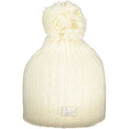 White Polyester Women Hat