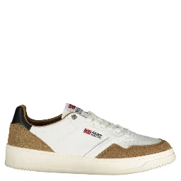 White Polyester Men Sneaker