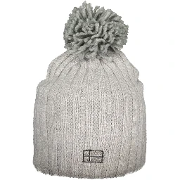 Gray Polyester Women Hat