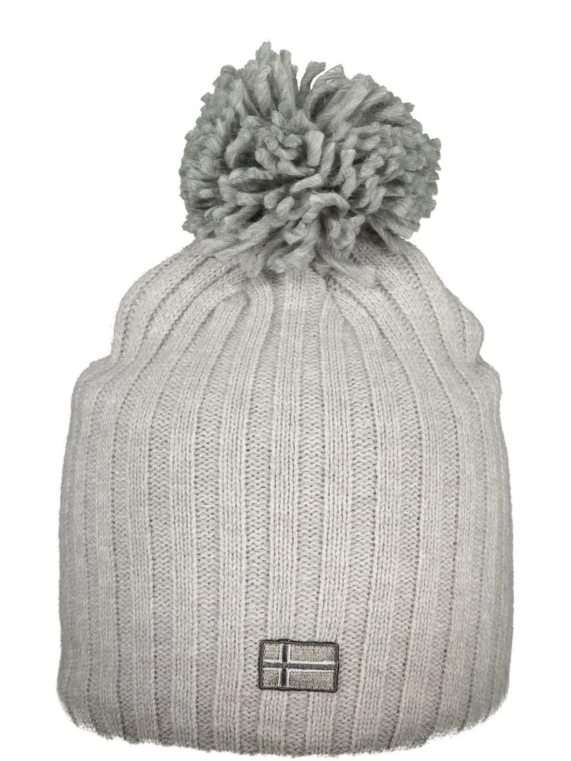 Gray Polyester Women Hat