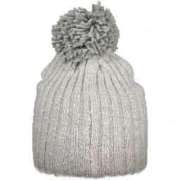 Gray Polyester Women Hat