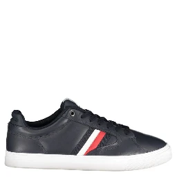 Blue Leather Men Sneaker