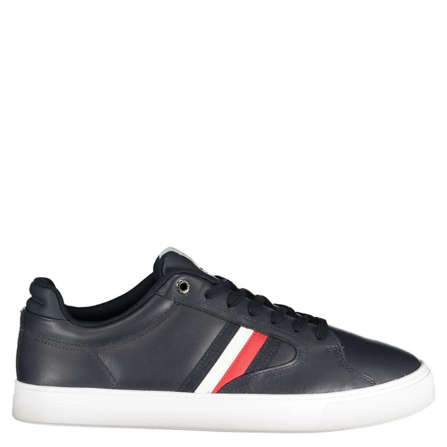 Blue Leather Men Sneaker