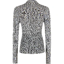 Spacedyed logo-button polo top