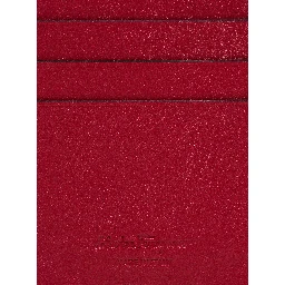 Salvatore Ferragamo Mans Revival Black  Leather Card Holder with Gancini Buckle