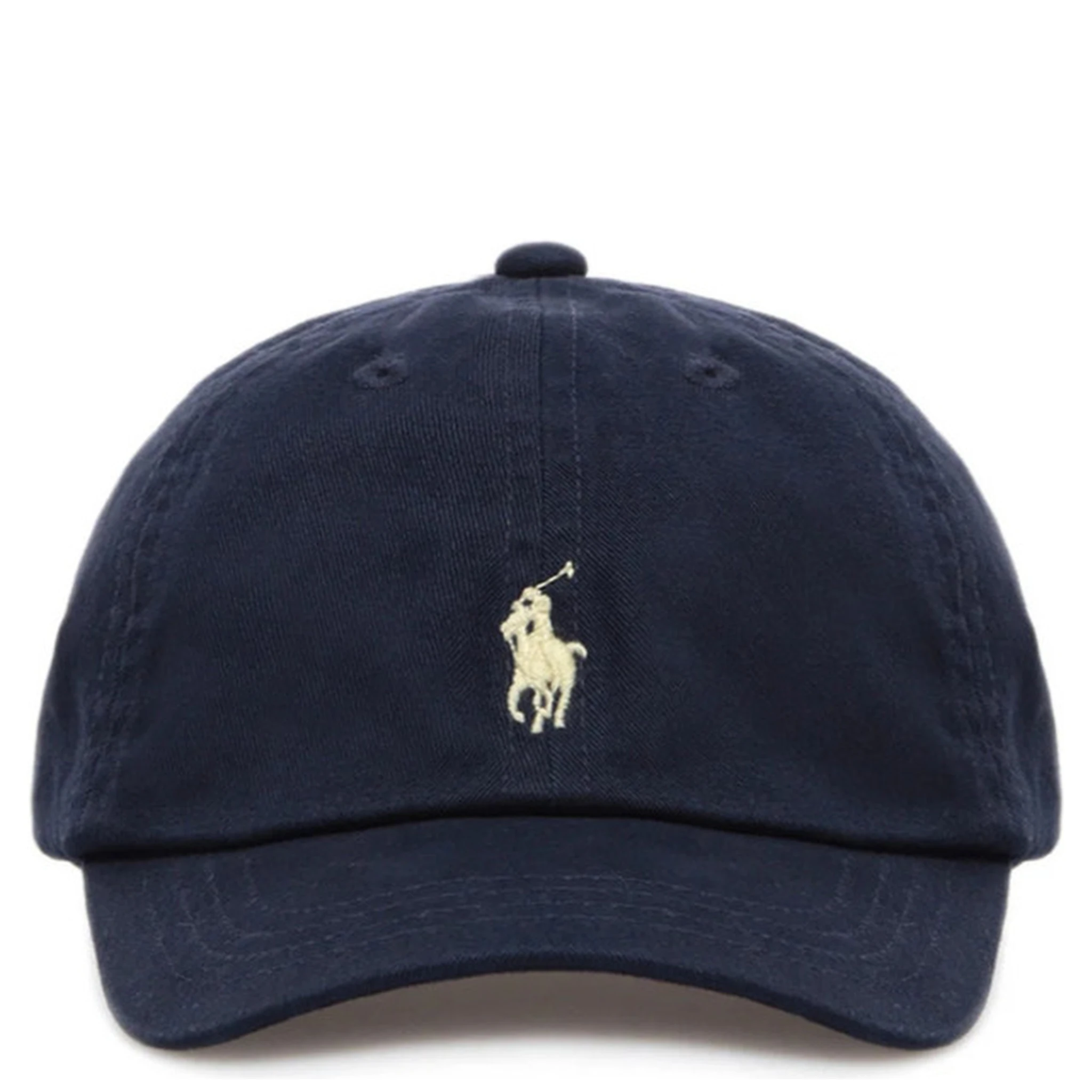 Blue Cotton Hat with Logo
