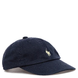 Blue Cotton Hat with Logo