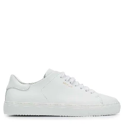 Clean 90 White Sneakers with Printed Logo in Leather Woman Axel Arigato