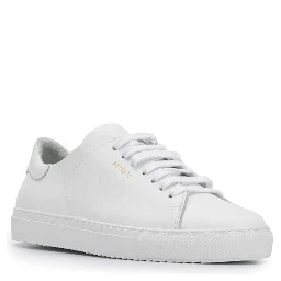 Clean 90 White Sneakers with Printed Logo in Leather Woman Axel Arigato