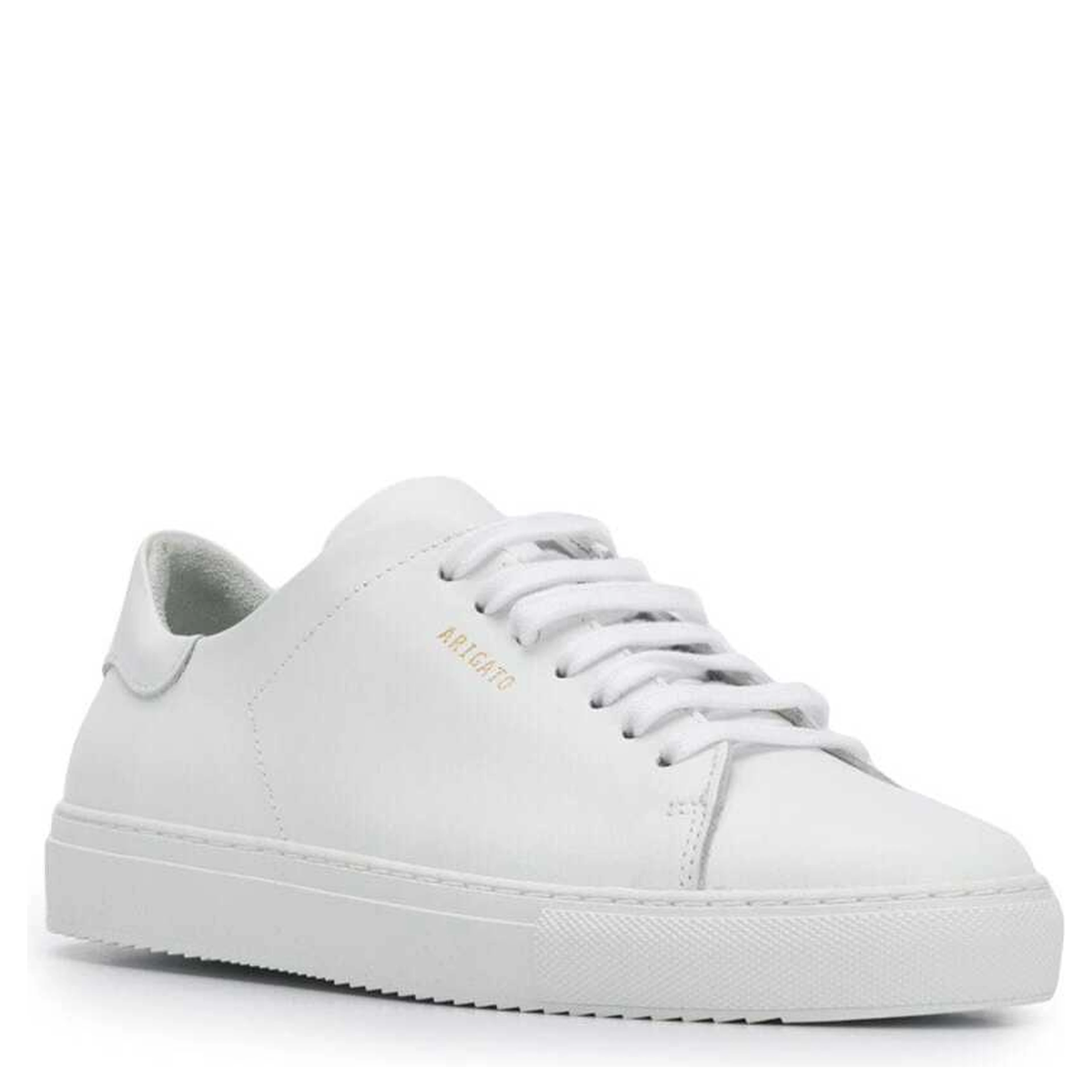 Clean 90 White Sneakers with Printed Logo in Leather Woman Axel Arigato