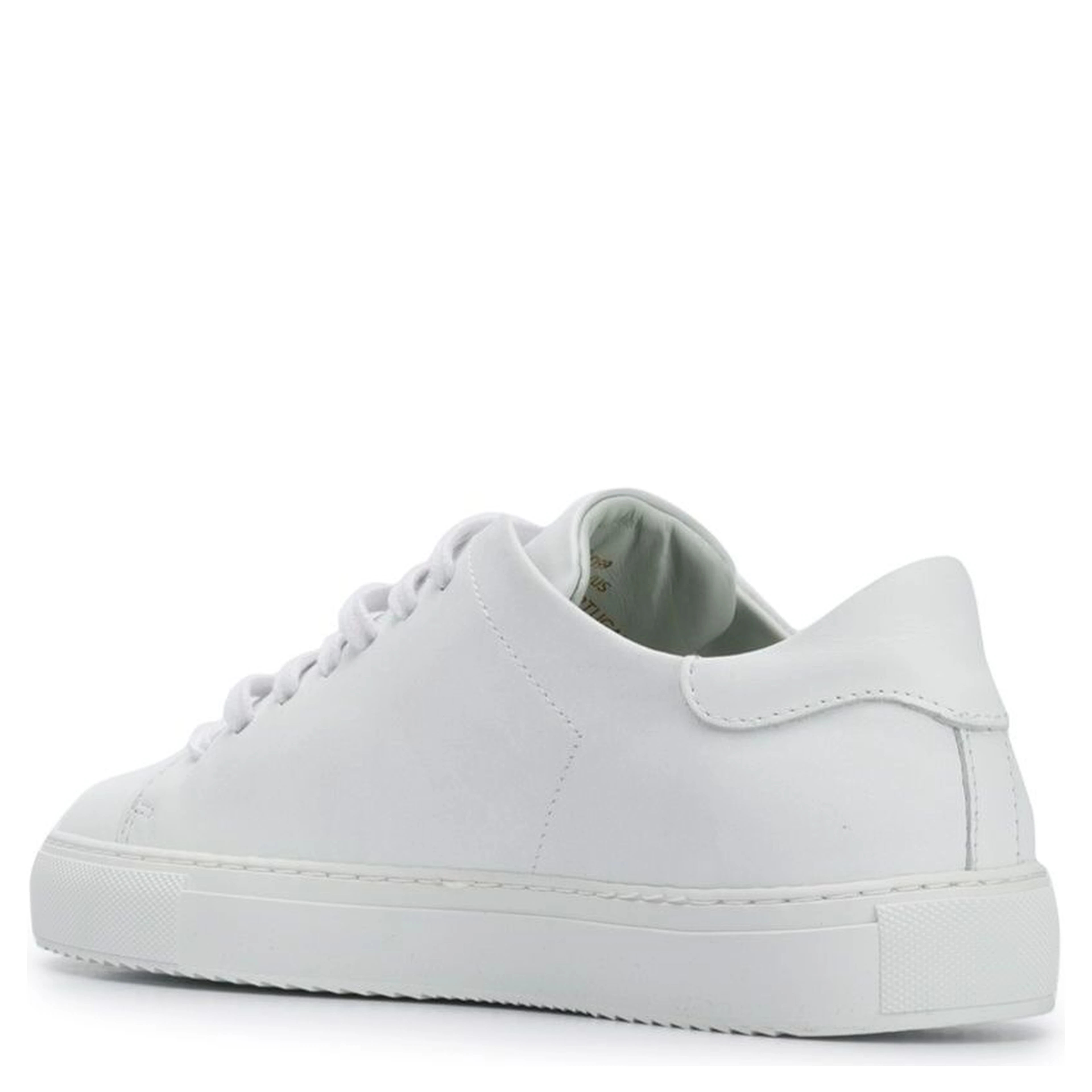 Clean 90 White Sneakers with Printed Logo in Leather Woman Axel Arigato