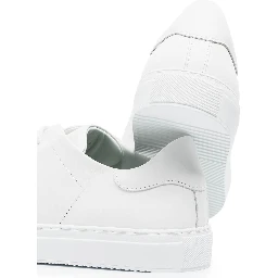 Clean 90 White Sneakers with Printed Logo in Leather Woman Axel Arigato