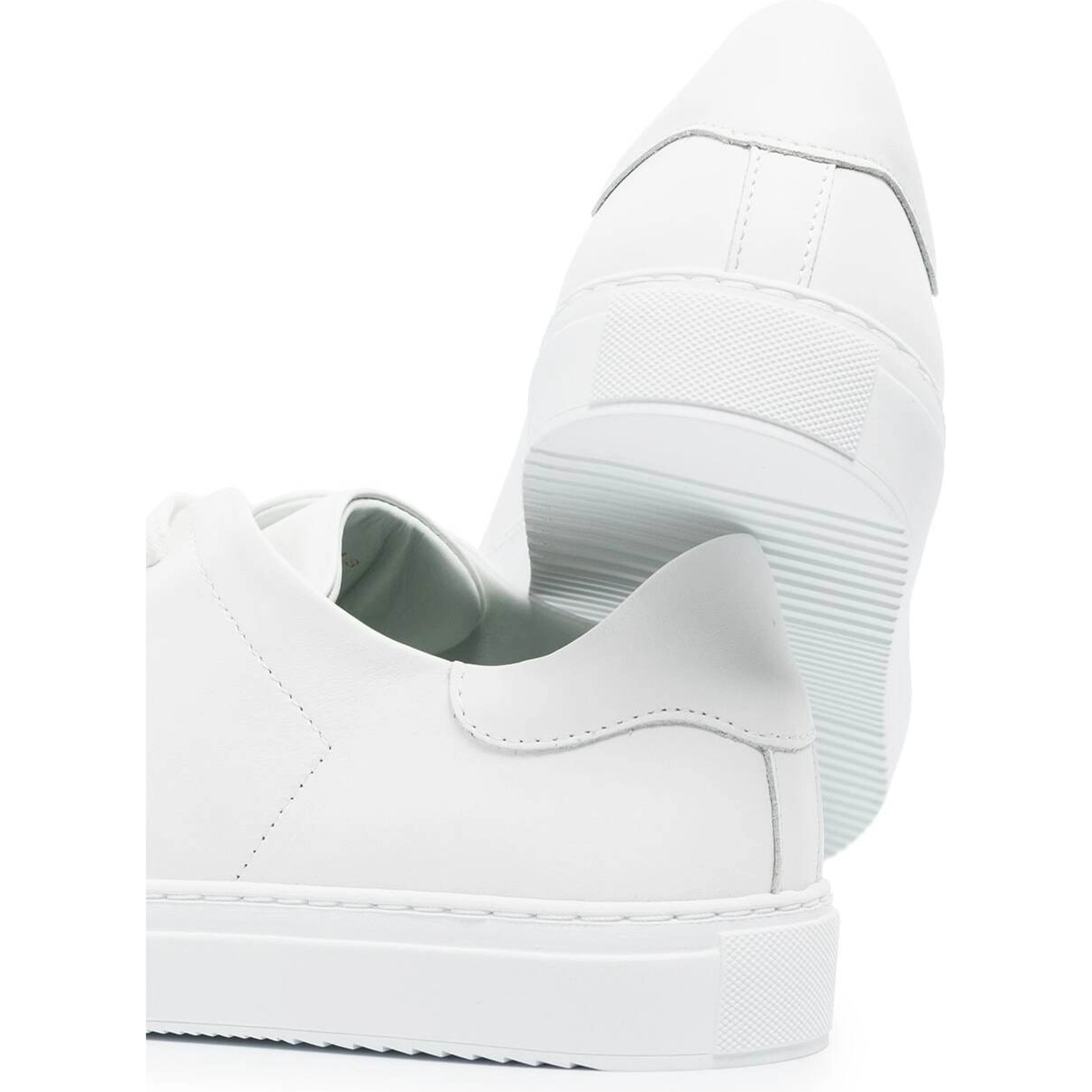 Clean 90 White Sneakers with Printed Logo in Leather Woman Axel Arigato