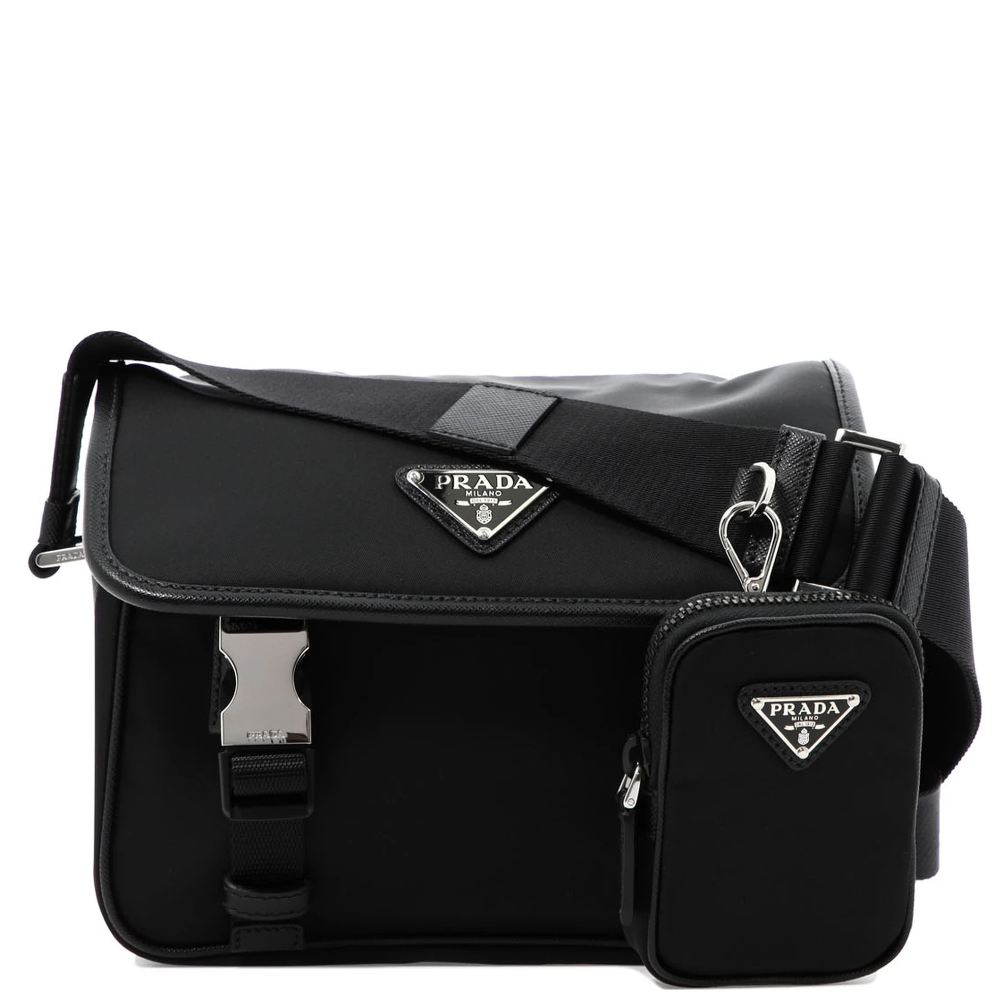 2020s triangle-logo shoulder bag