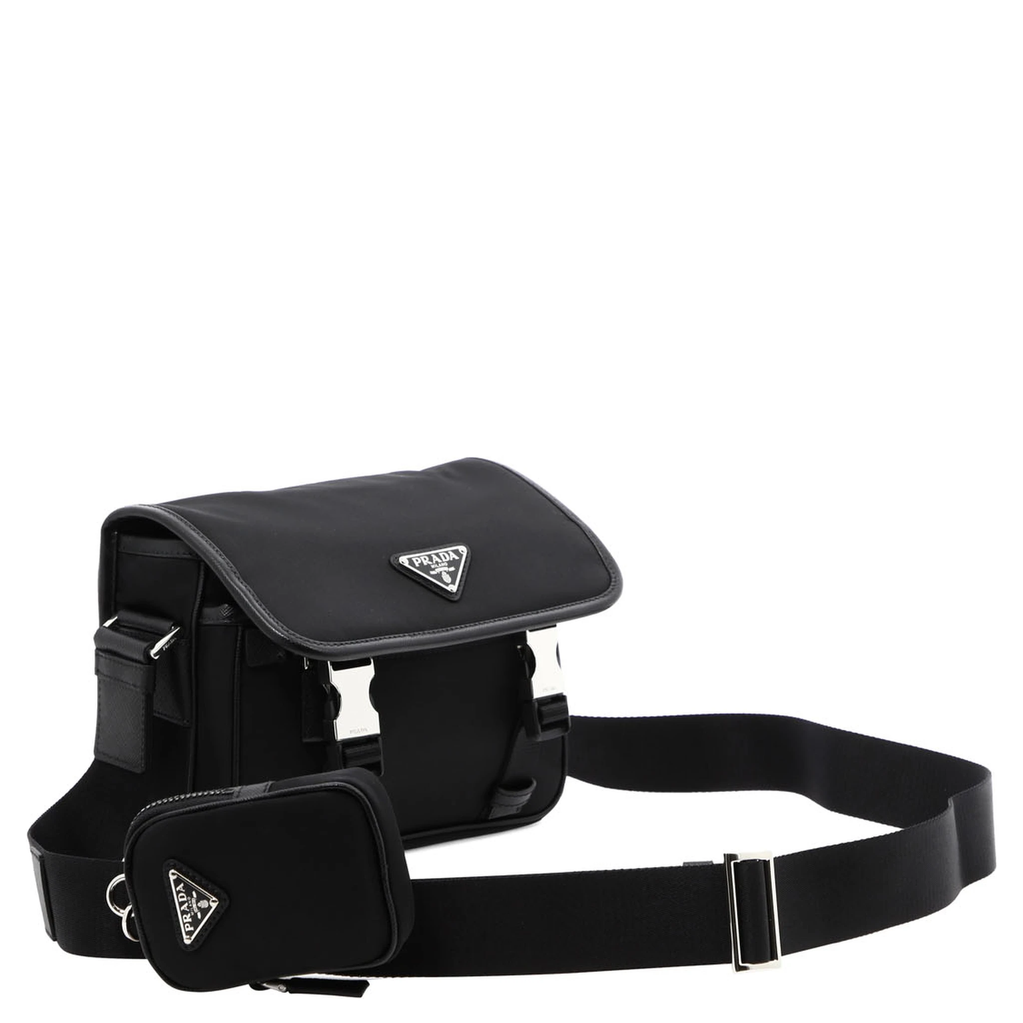 2020s triangle-logo shoulder bag