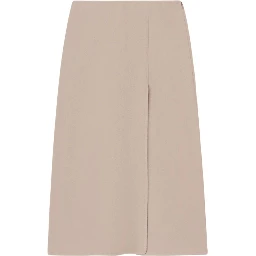 "Larimar" wool and cashmere skirt
