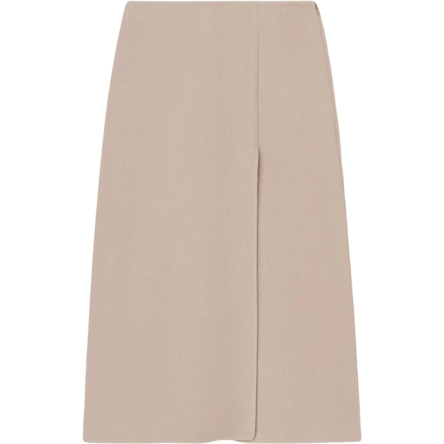 "Larimar" wool and cashmere skirt