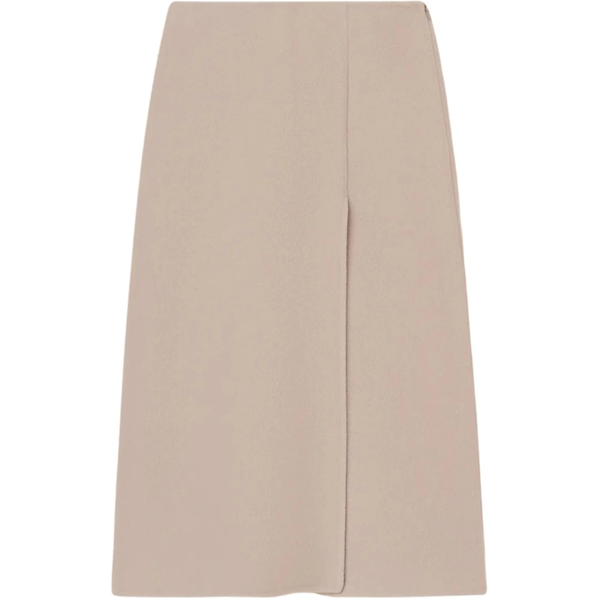 "Larimar" wool and cashmere skirt