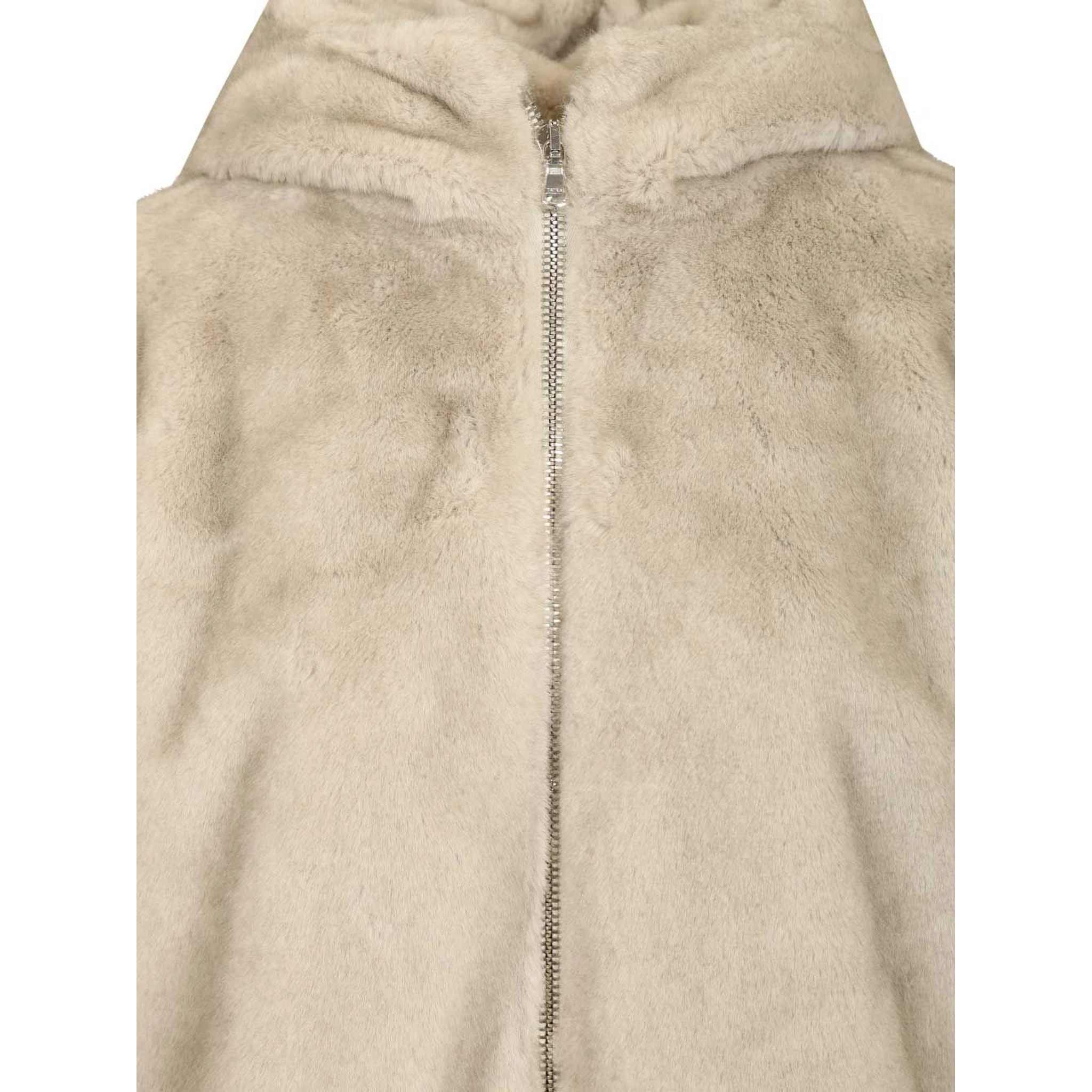 Eco fur blouson jacket