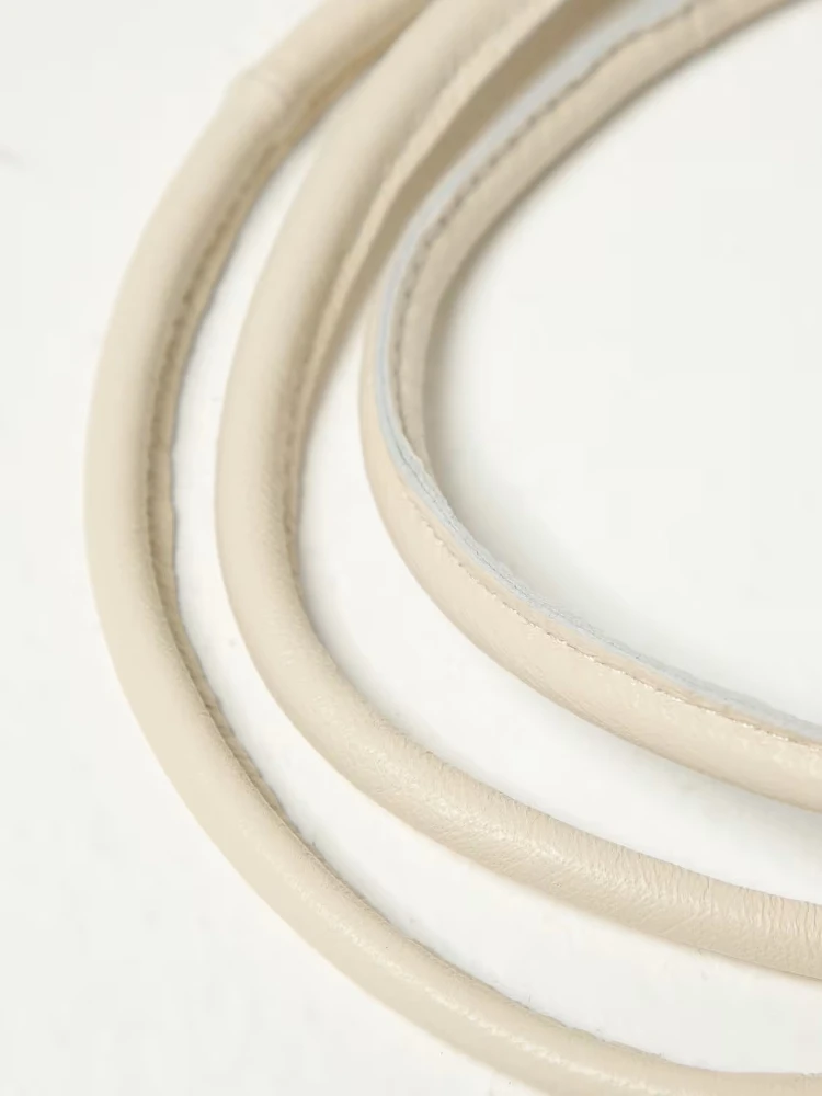 "Filo" leather belt alternative