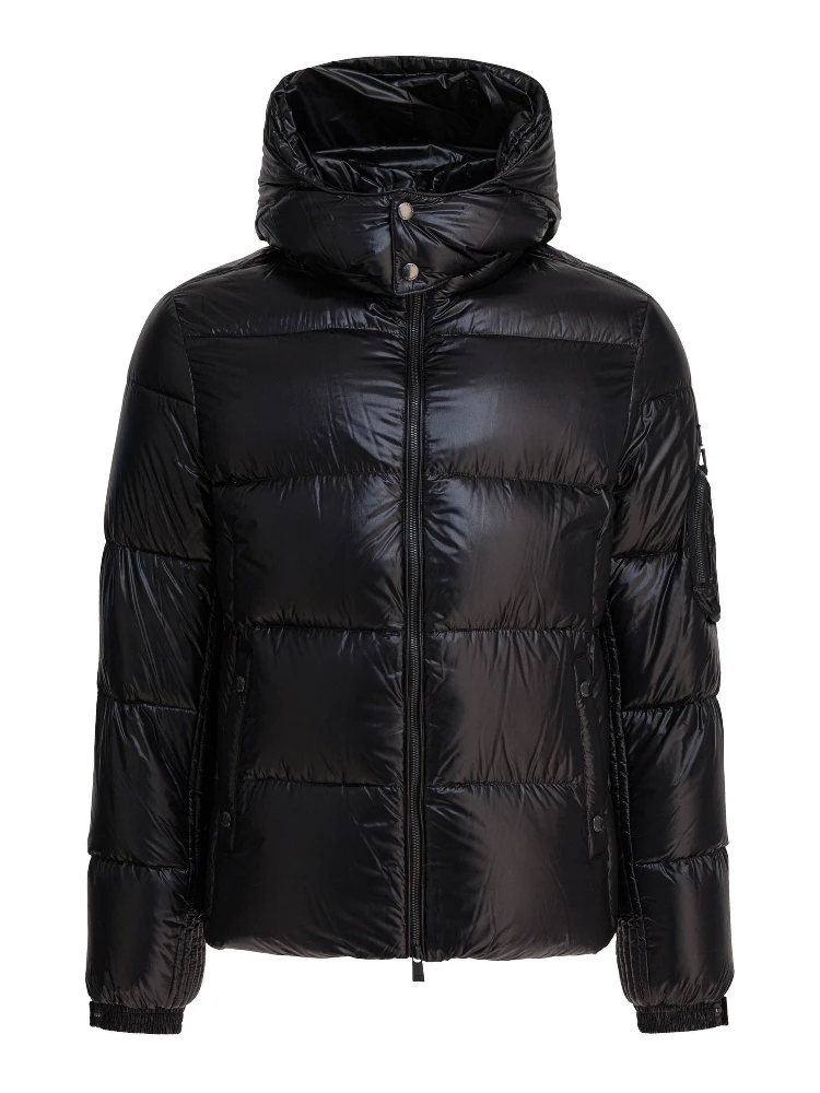 Nylon short down jacket