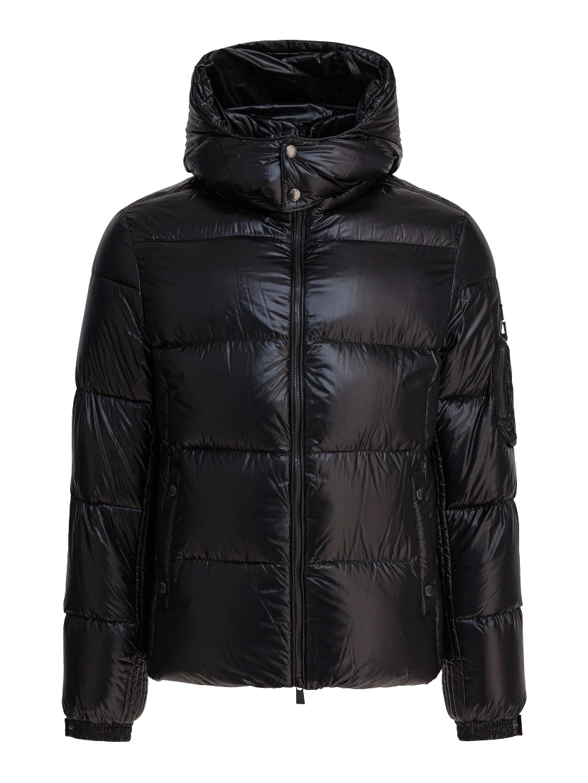 Nylon short down jacket