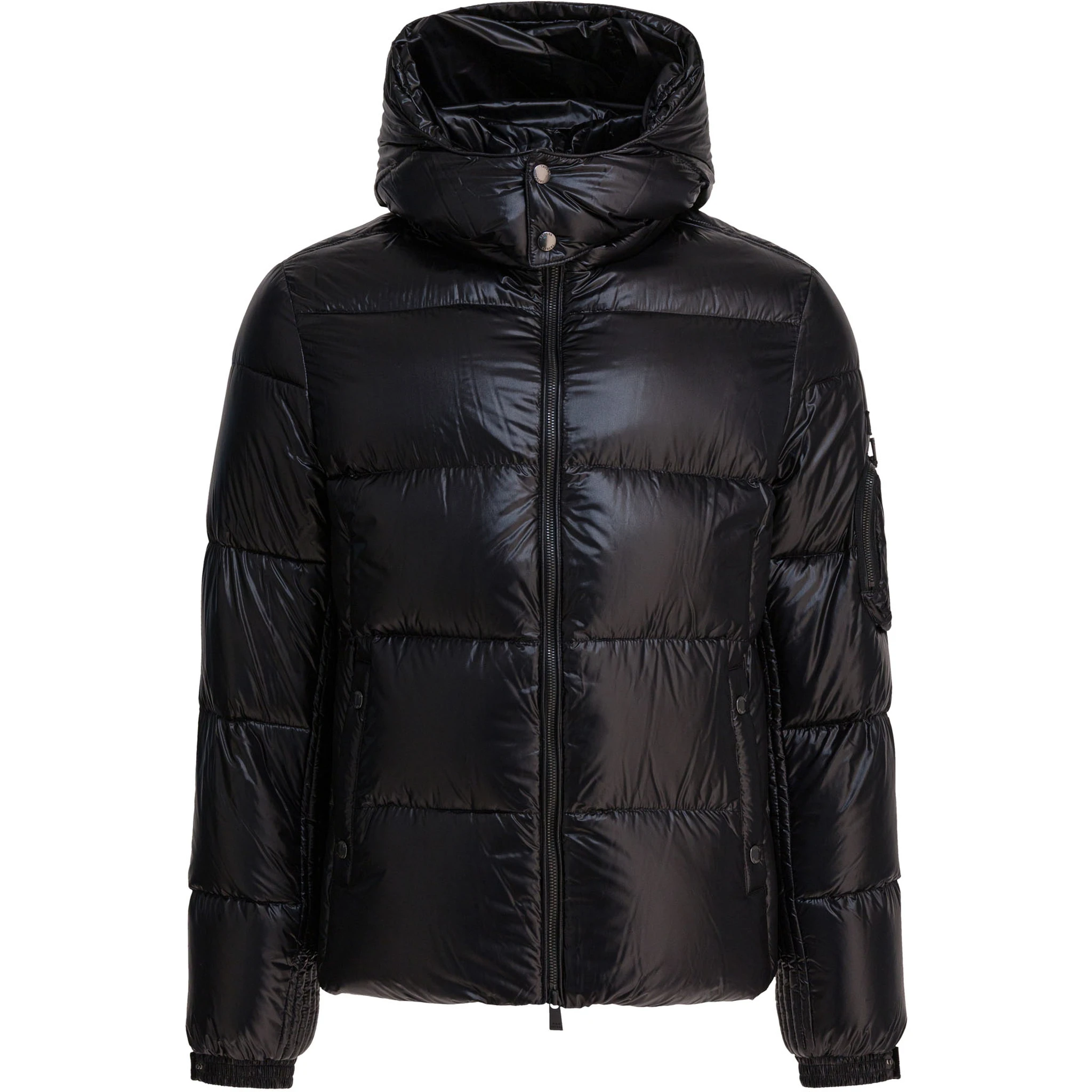 Nylon short down jacket