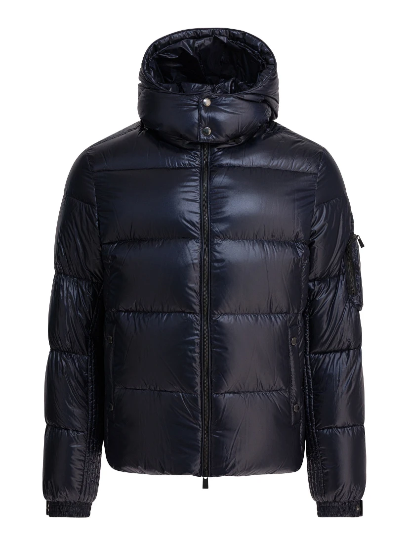 Nylon short down jacket