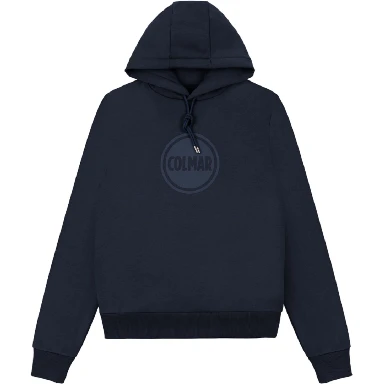 logo-print long-sleeved hoodie
